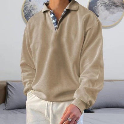 Comfortable Crew Neck Men's Sweater