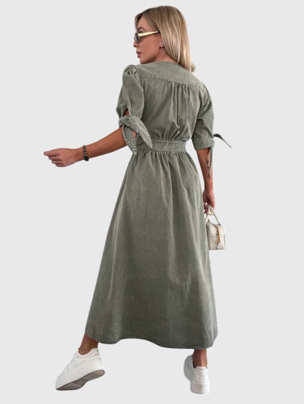 Classic Blue Jeans Dress