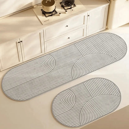 Absorbent Non-Slip Kitchen Mat - DryLane-Model C-40x60cm-The Livary