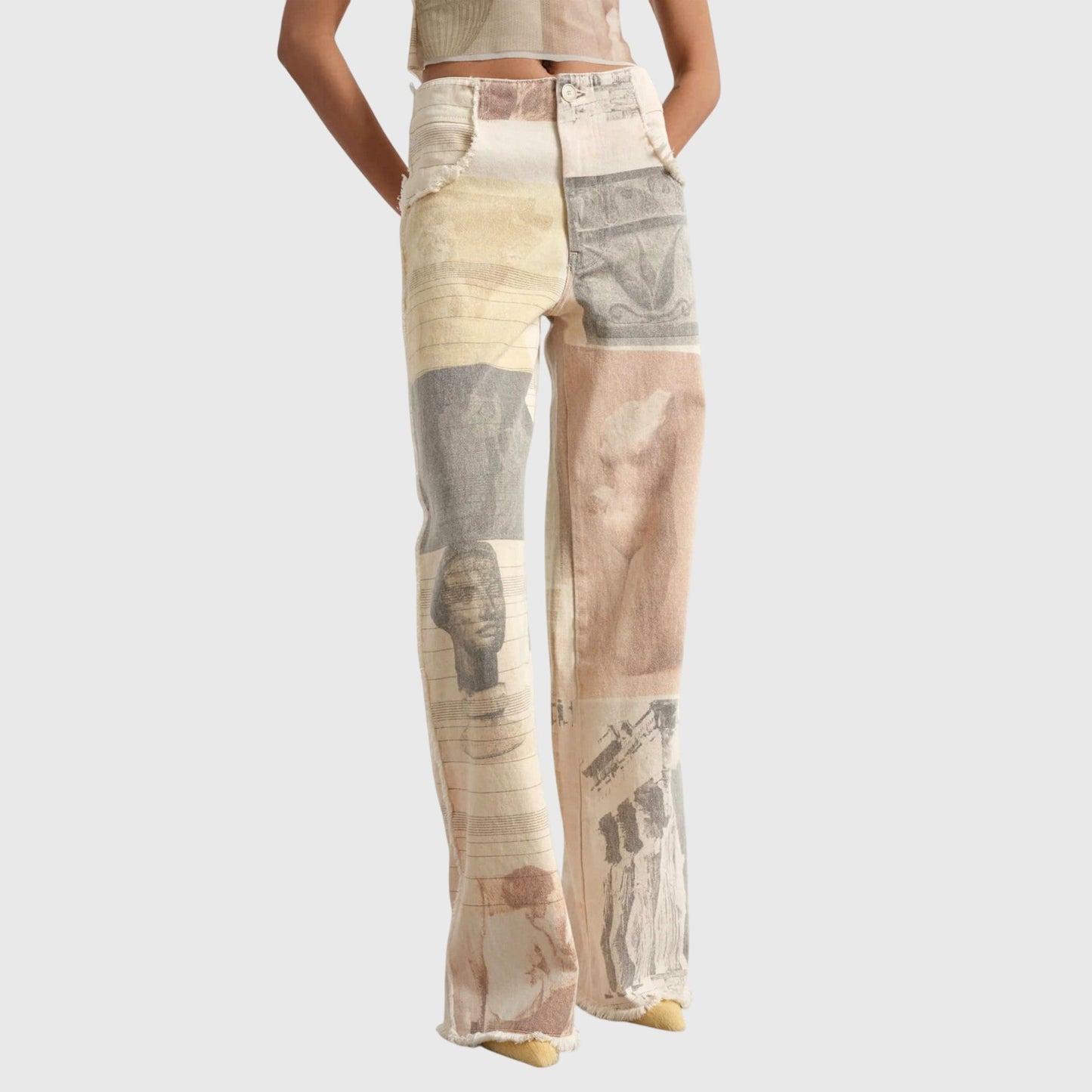 Comfortable Classic Straight Leg Jeans - Vossary