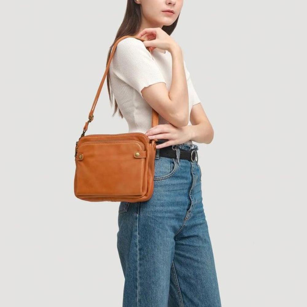 Small Zip Crossbody Purse with Adjustable Strap - EasyApparels