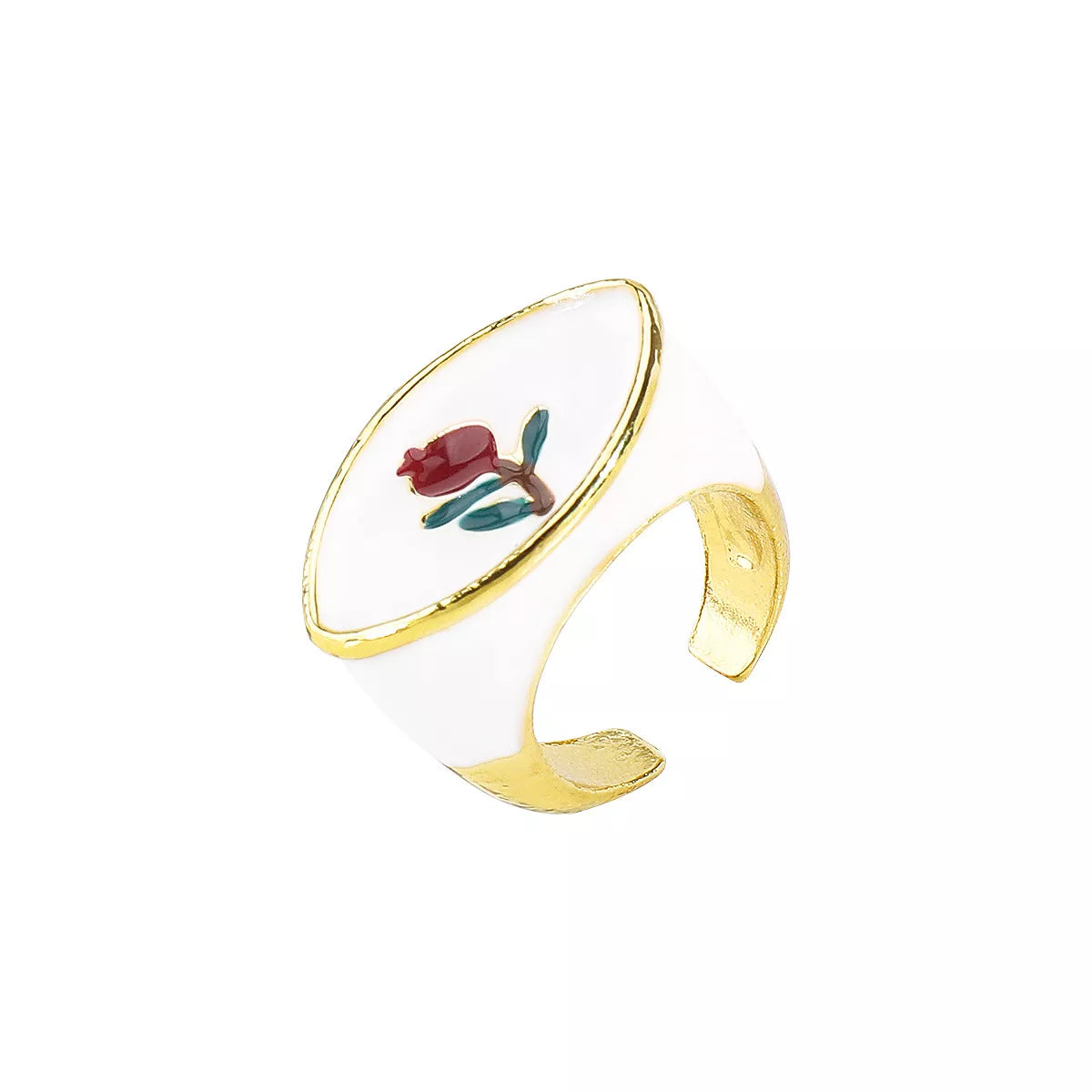 Luxury Gold Plated Open Style Ring