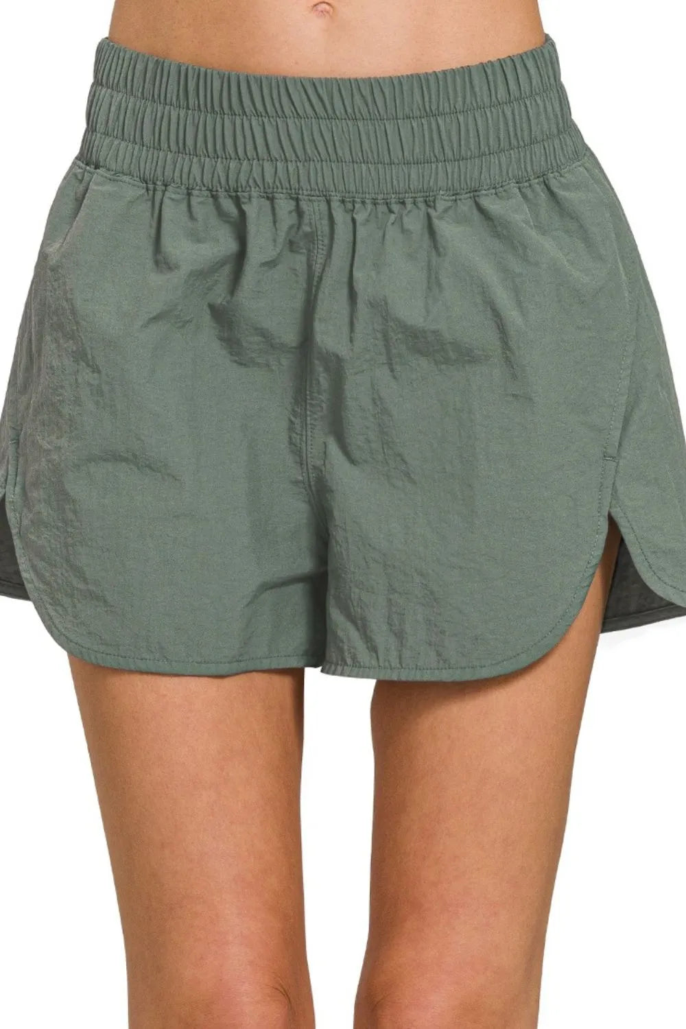 Athletic Lightweight Smock Waist Running Shorts - EasyApparels
