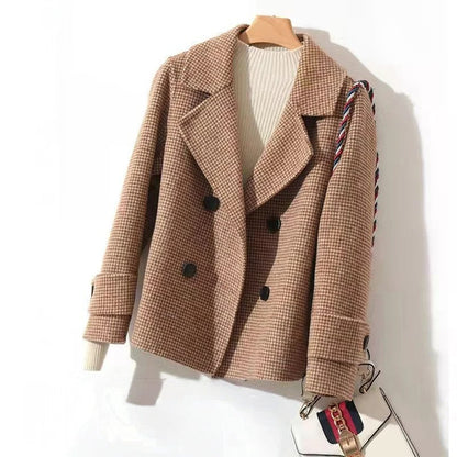 Warm Double Breasted Women's Pea Coat