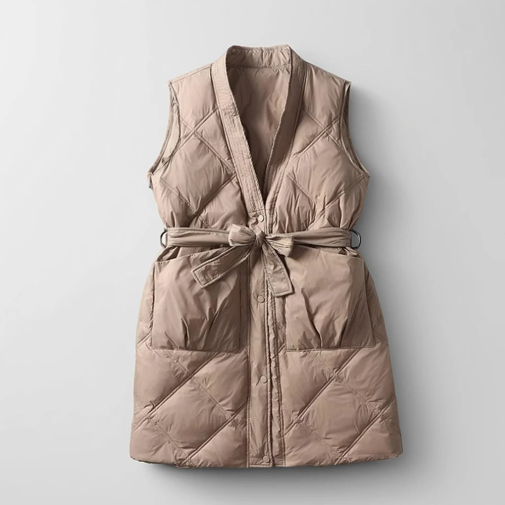 Warm Padded Waistcoat for Ladies - Vossary