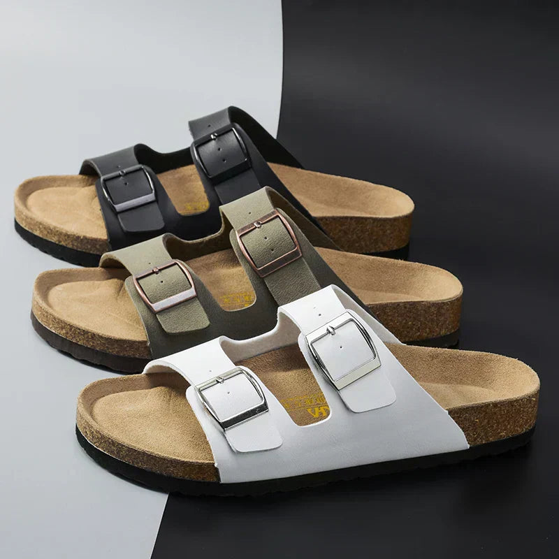Lightweight Breathable Leather Sandals for Men - Pexav