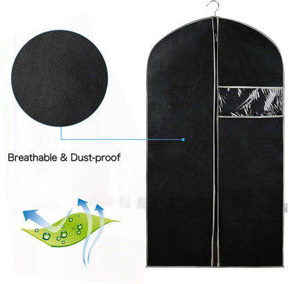 Clear Plastic Closet Protector Bags 10-Pack
