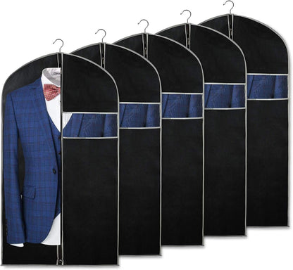 Clear Plastic Closet Protector Bags 10-Pack - Pexav