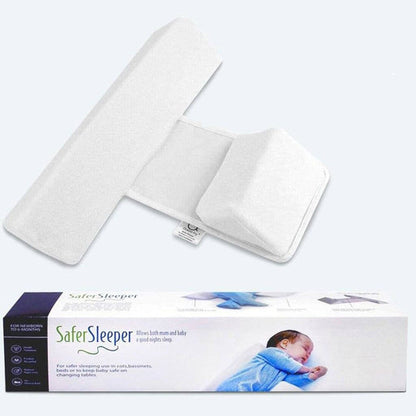 Anti-Roll Adjustable Baby Pillow – Cudlo-White-The Livary