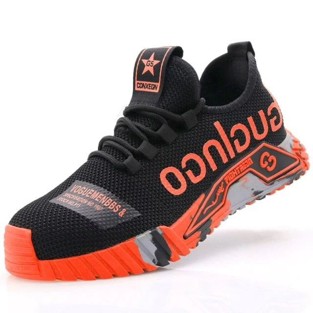 Anti-slip Safety Shoes - PowerGuard-Orange-6-Nora Luxe