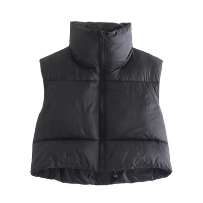Women's Short Puffer Down Vest
