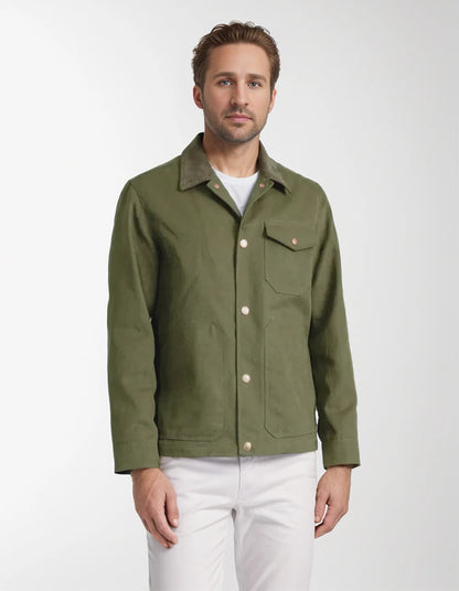 Timeless Mens Button Down Coat