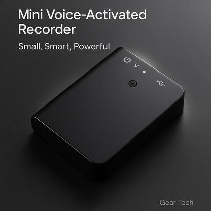 Compact Handsfree Digital Voice Recorder