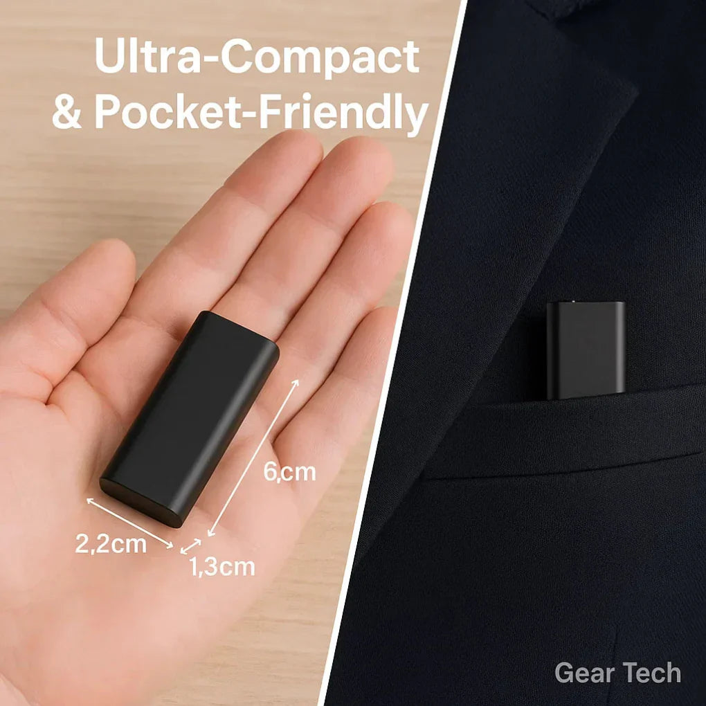 Compact Handsfree Digital Voice Recorder