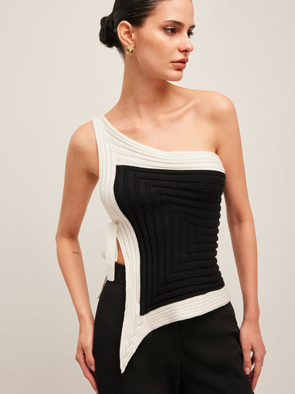 Women's Off Shoulder Knit Crop Top - EasyApparels