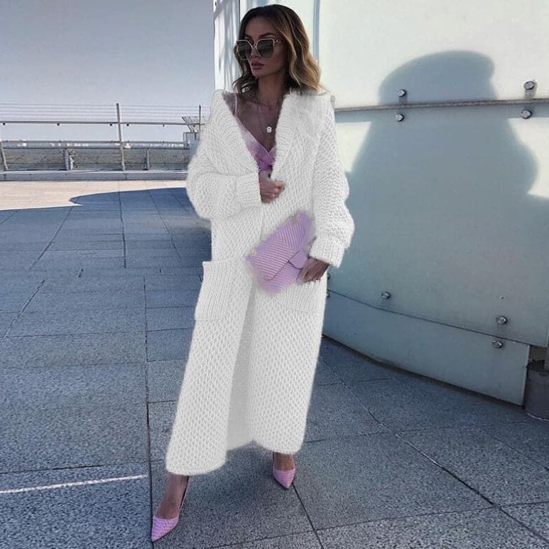 Cozy Oversized Cardigan with Big Pockets