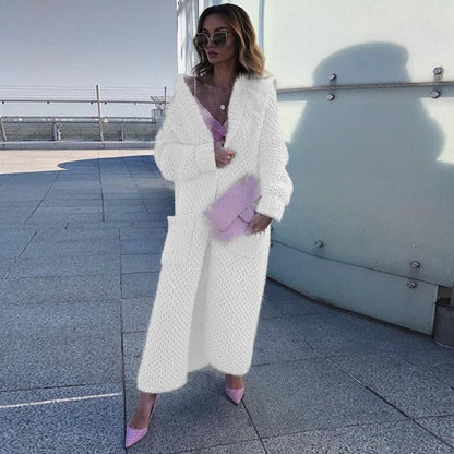 Cozy Oversized Cardigan with Big Pockets