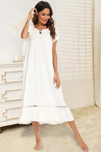 Pretty Ruffled Casual Summer Dress
