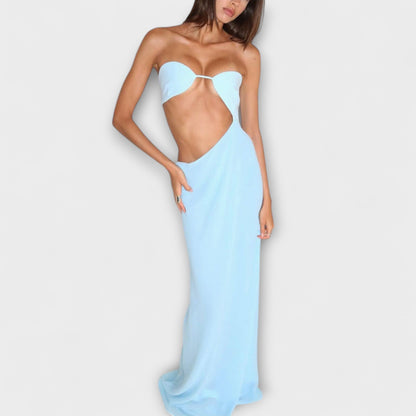 Elegant Sleeveless Formal Maxi Dress for Women