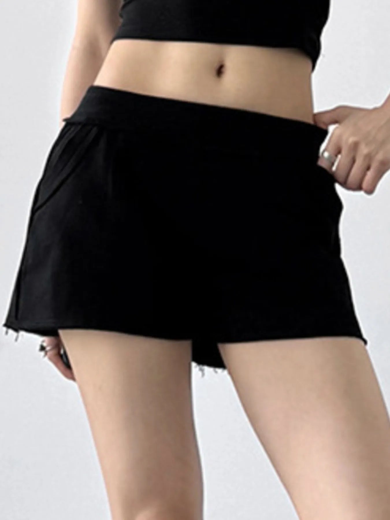 Alphabetic Print Athletic Shorts