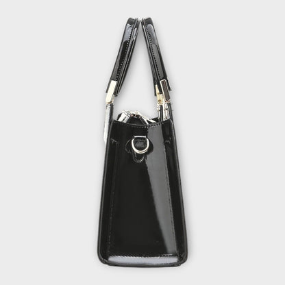 Shiny Alligator Print Tote Bag