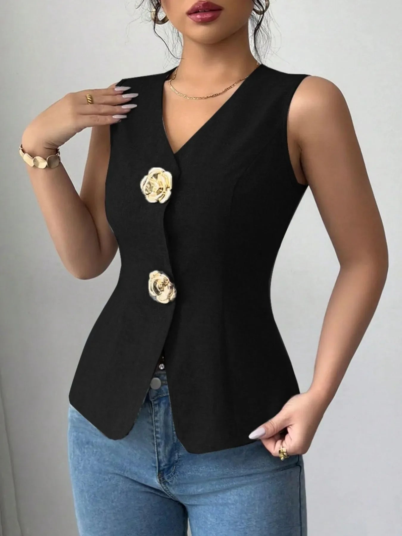 Casual Summer V Neck Tee Shirt - EasyApparels