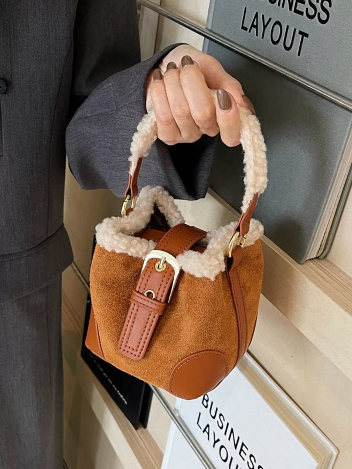 Soft Fringe Mini Shoulder Bag