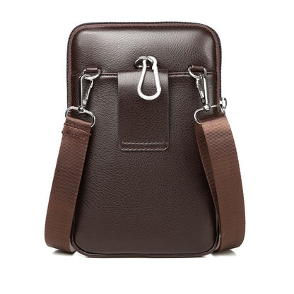 Leather Mens Small Crossbody Bag