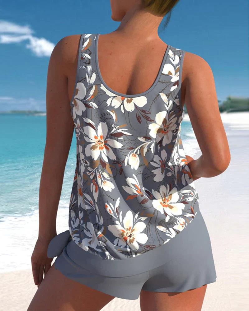 Ladies' Halter Neck Swimwear 2 Piece Bikini Set