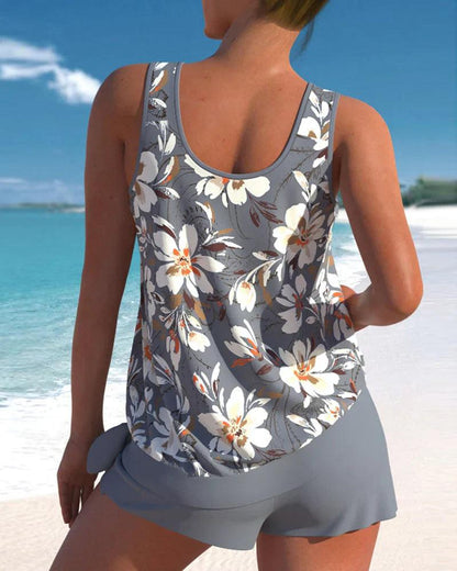 Ladies' Halter Neck Swimwear 2 Piece Bikini Set
