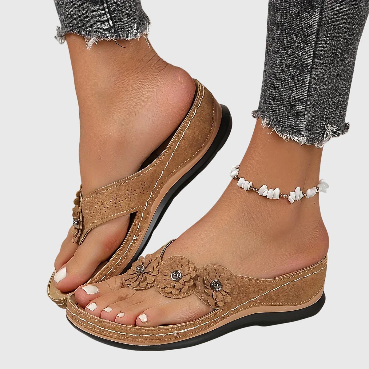 Comfortable Supportive Beach Flip Flops