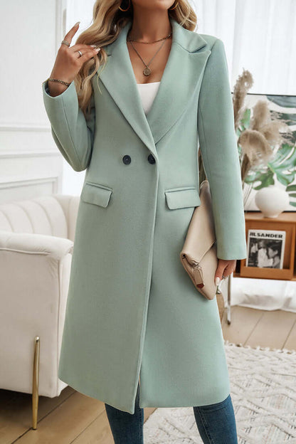 Warm Ladies Double Breasted Winter Coat