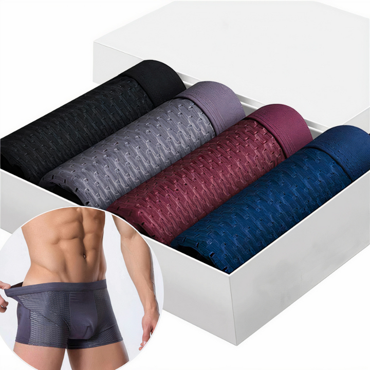 Comfortable Bamboo Boxer Shorts for Men - Pexav