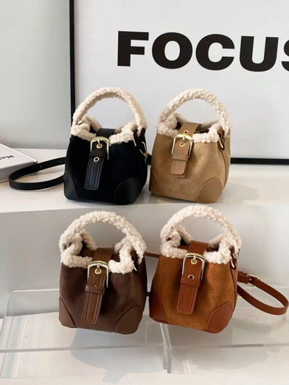 Soft Fringe Mini Shoulder Bag - EasyApparels