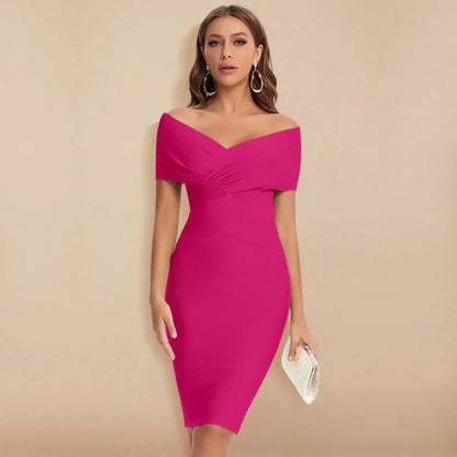Chic Cold Shoulder Bodycon Dress