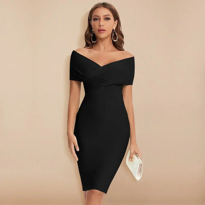 Chic Cold Shoulder Bodycon Dress