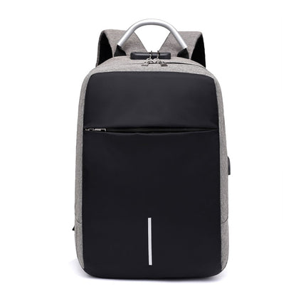 Secure Laptop Backpack with Hidden Pockets and USB Port