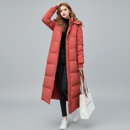 Thick Fuzzy Down Parka Coat