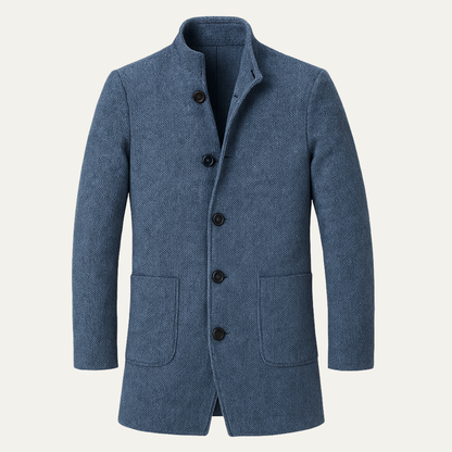 Warm Men's Plaid Winter Coat - Vossary