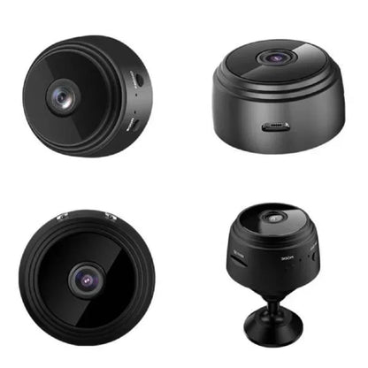 "Black HD wireless backup camera for RVs, trucks, trailers with night vision, waterproof design, perfect for safe reversing."