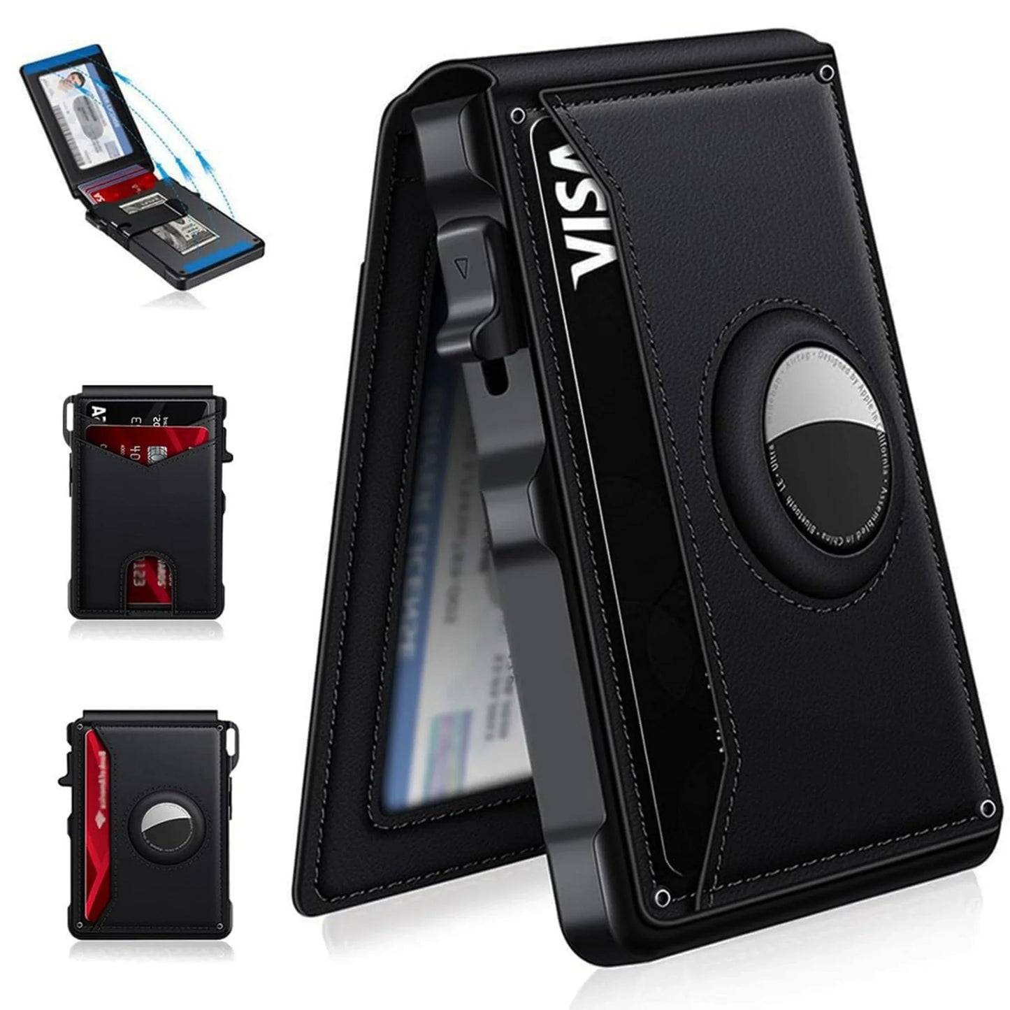 Thin RFID Leather Wallet Card Holder 2025