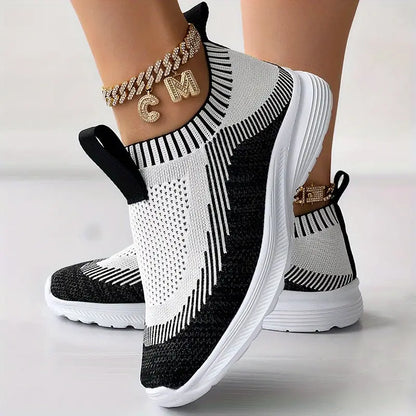 Soft Knit Women's Sneakers Lightweight Comfort Shoes - EasyApparels
