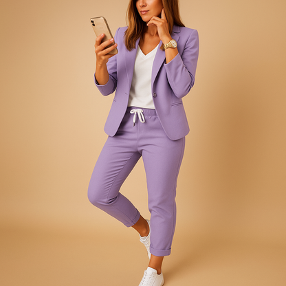 Classic Two Piece Women's Suit - EasyApparels