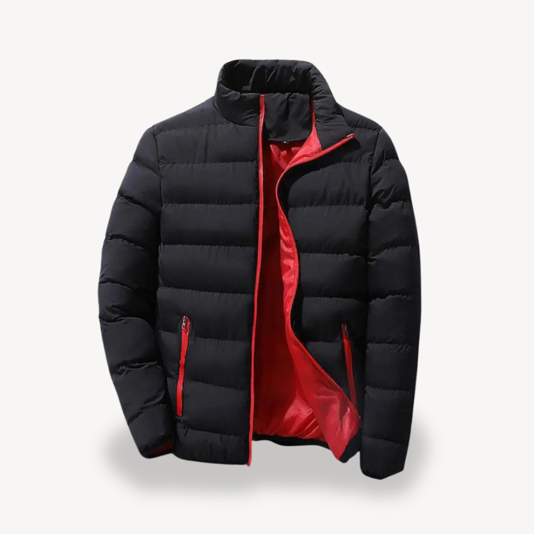 Warm Padded Men's Zip Jacket