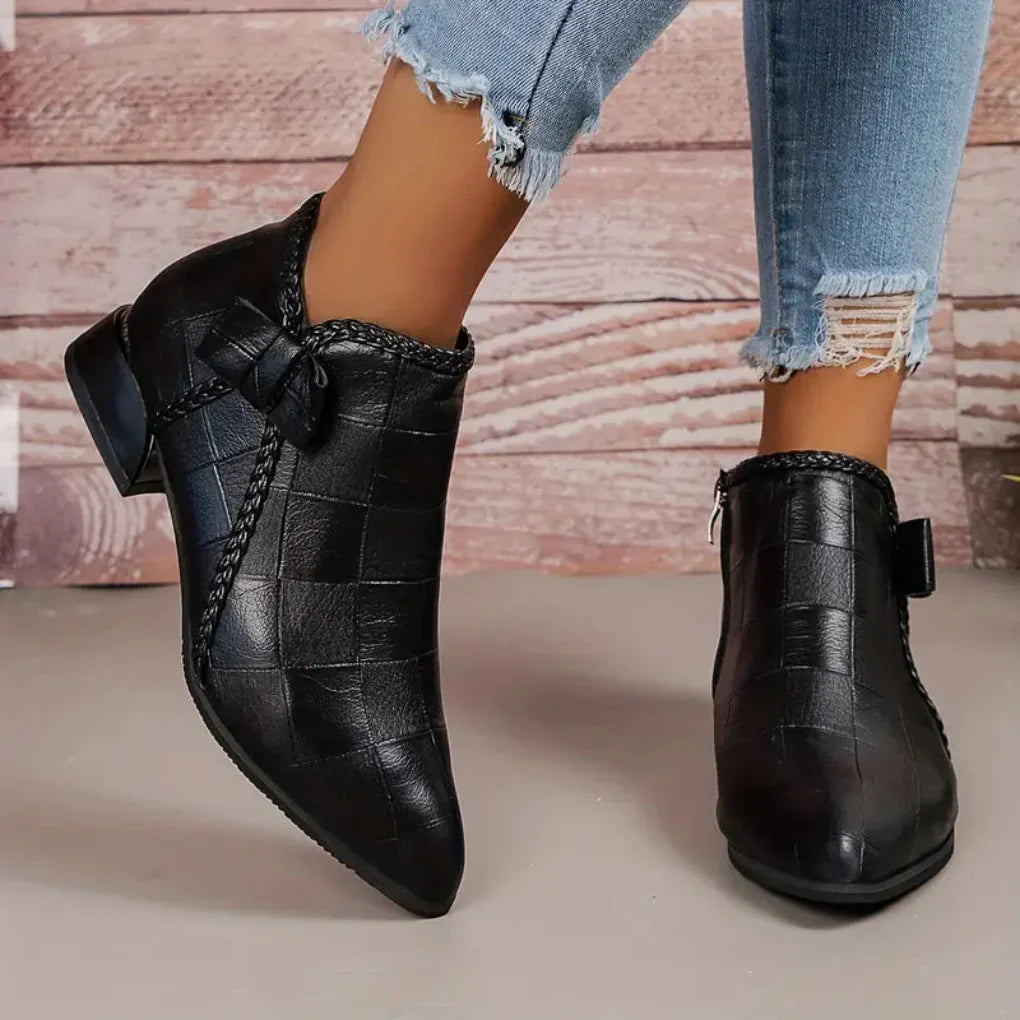 Classic Short Block Heel Boots