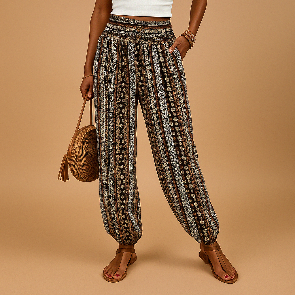 Comfortable Wide Leg Women's Pants - Vossary