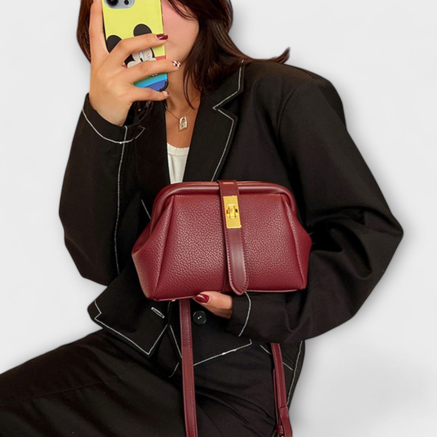 Classic Cotton Small Shoulder Bag for Daily Use