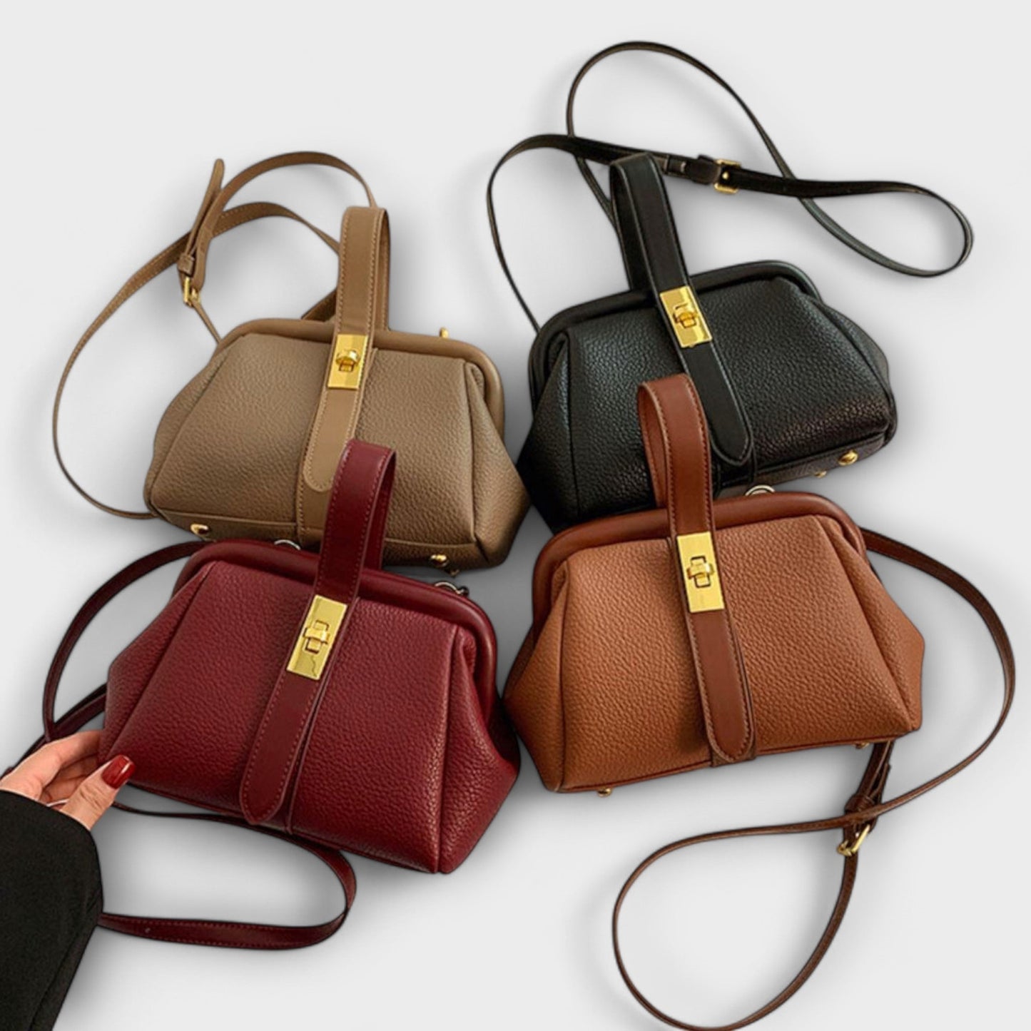 Classic Cotton Small Shoulder Bag for Daily Use