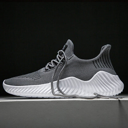 Breathable men's running sneakers with mesh upper – Niko-Black-6-Nora Luxe