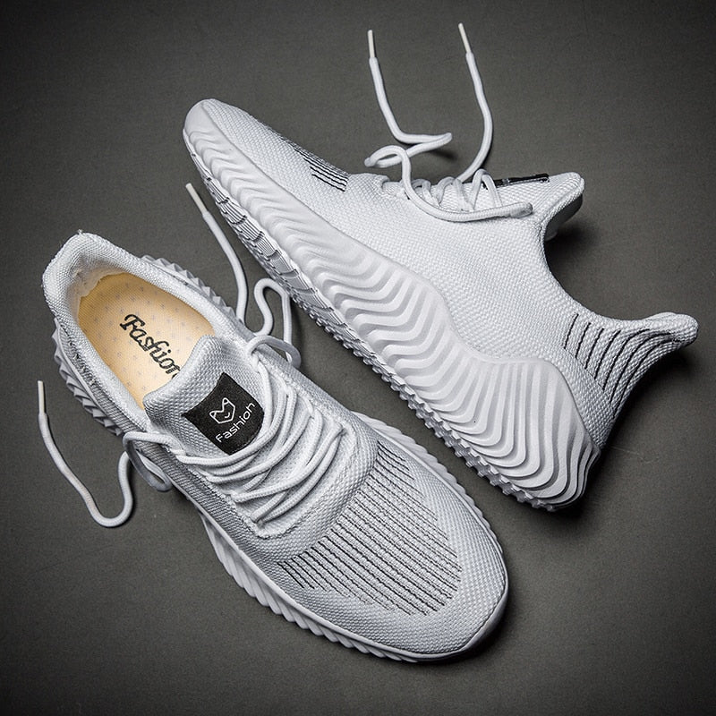 Lightweight Men's Mesh Running Shoes - Pexav